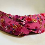 Headband floral d pink