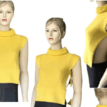 High Neck Top Yellow